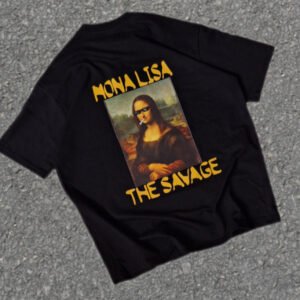 Mona Lisa Oversized T-shirt For Men and Women